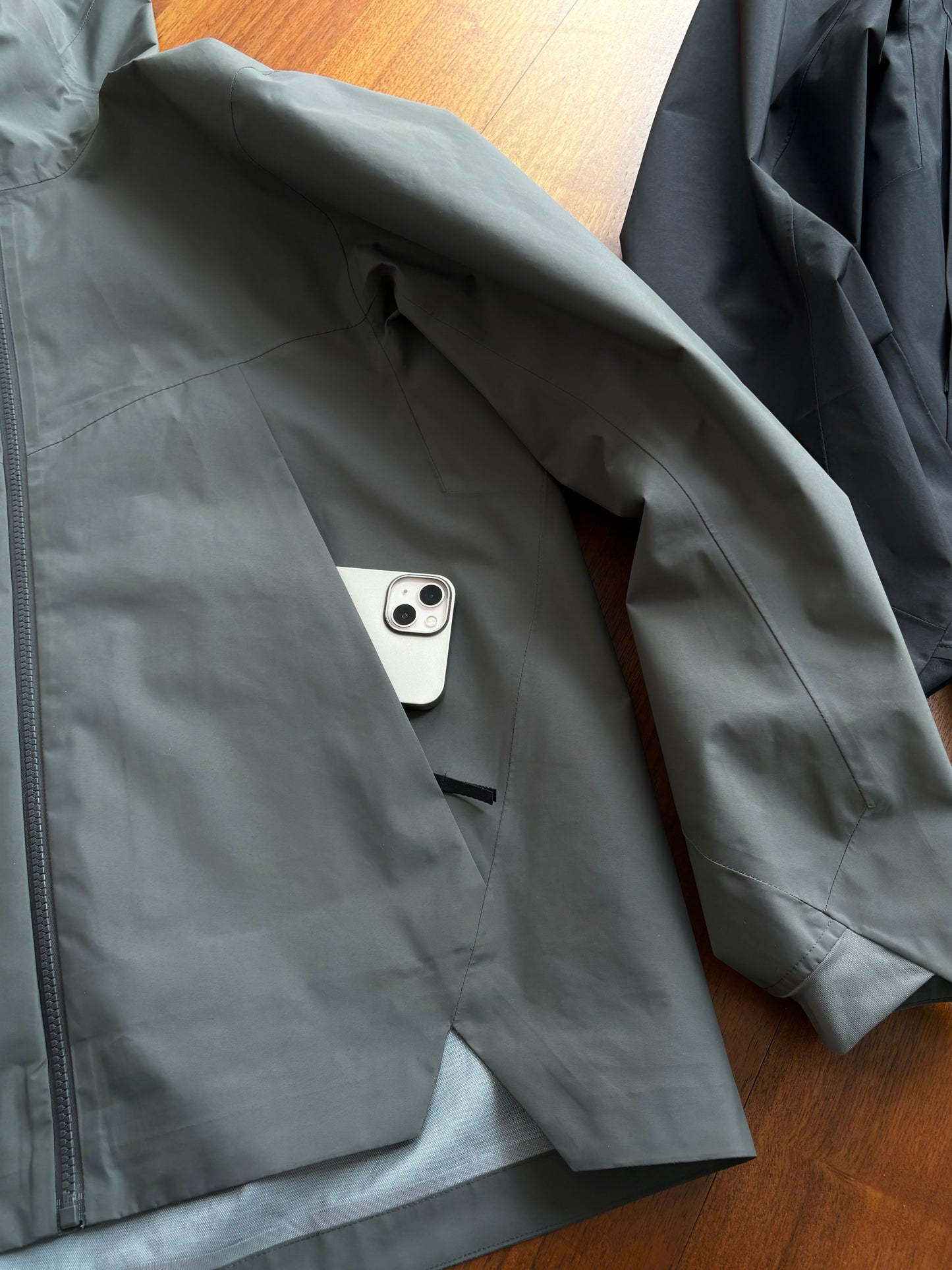 aris jacket front pockets for convenient storage of personal items