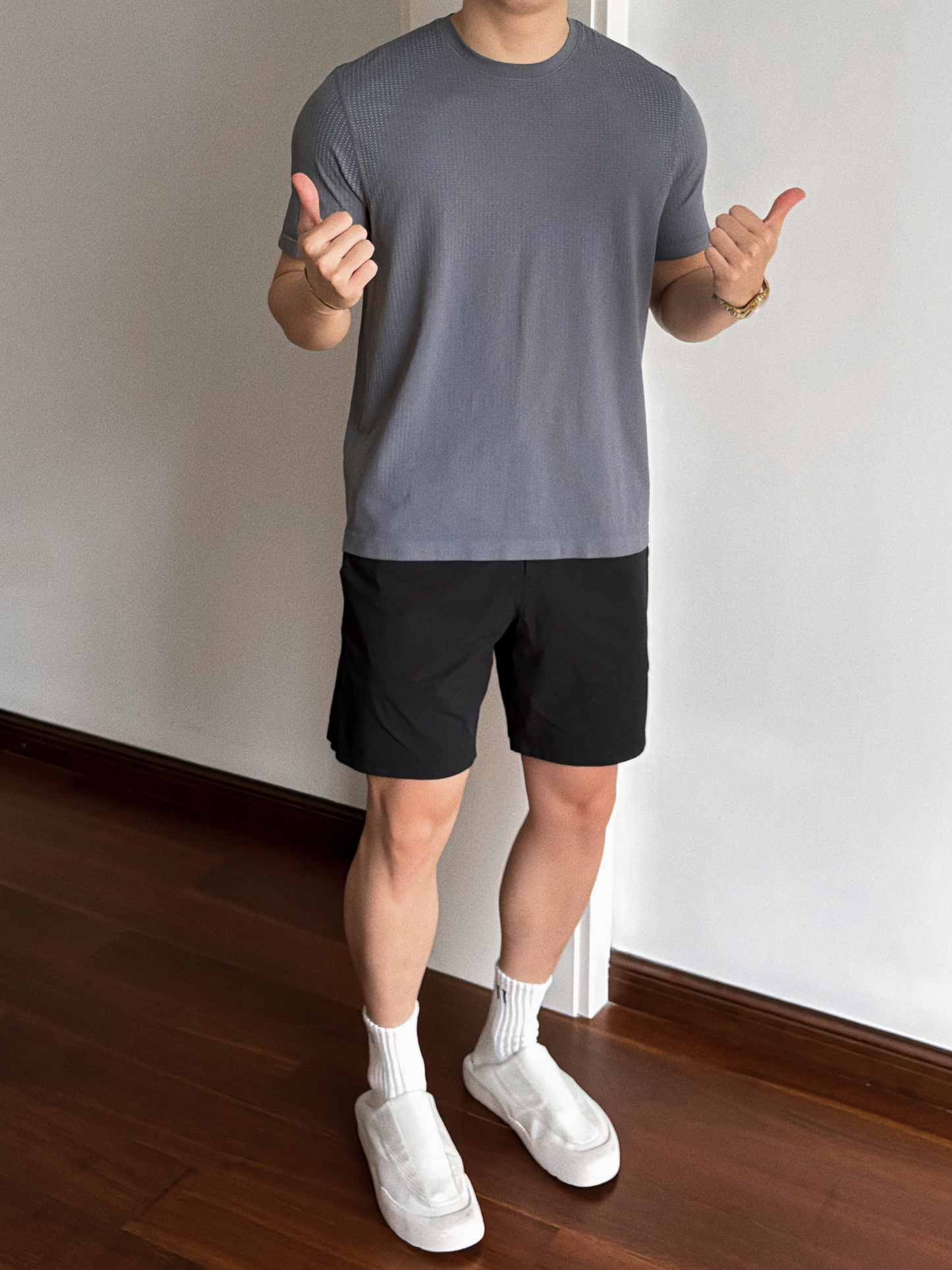 blue MVT relaxed fit short sleeve shirt