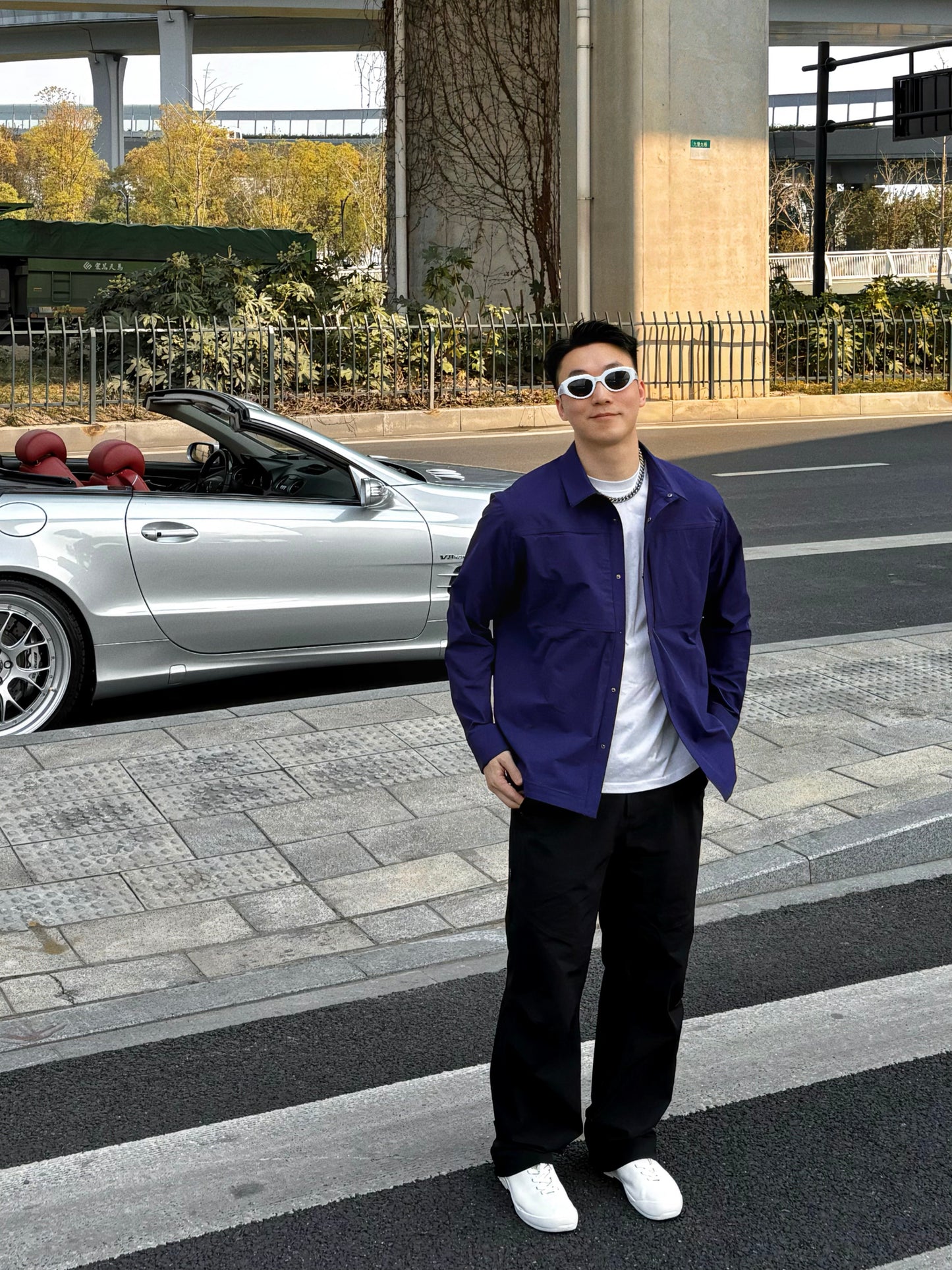 gggcomplex cronim jacket purple