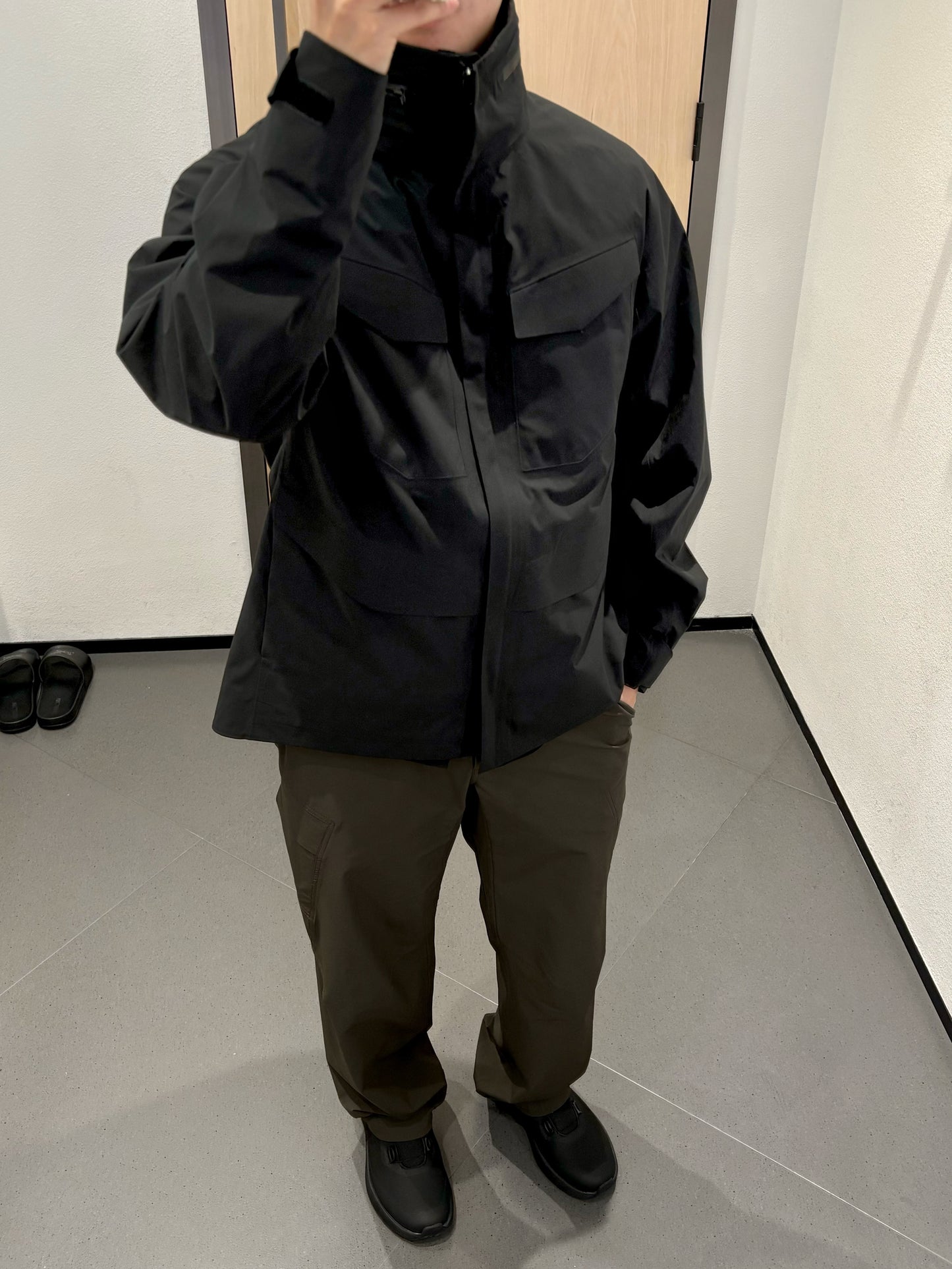 gggcomplex field jacket mens black