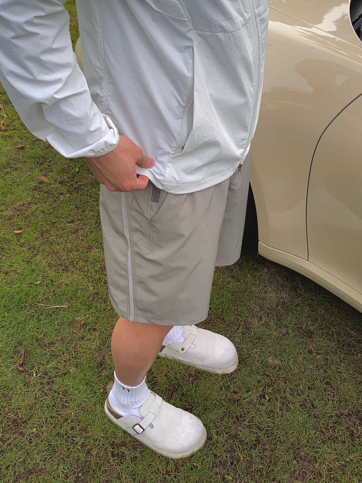 gggcomplex pb shorts light brown