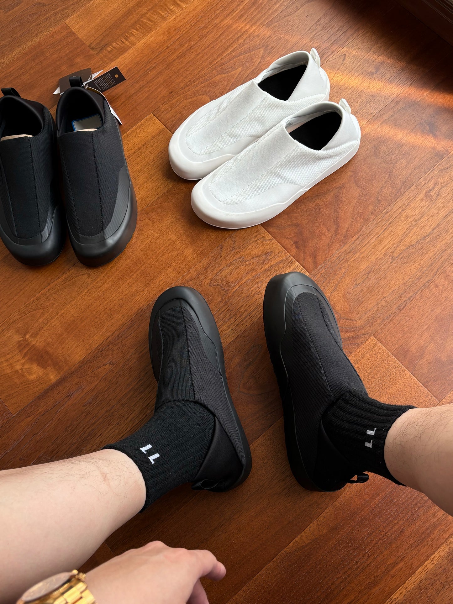 kragg shoe Rubber protection is applied to the toe area and other high-wear regions for added durability