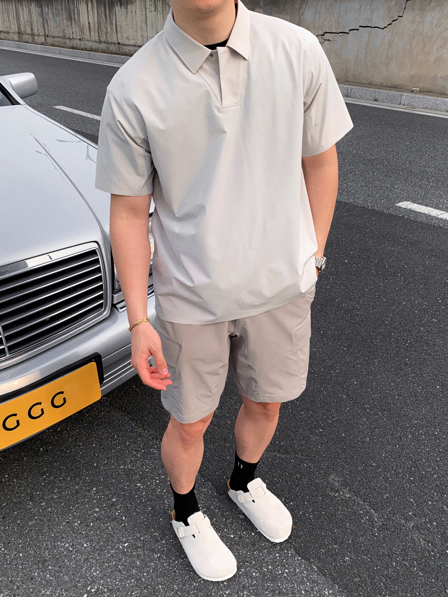 rampart shorts Stretchable and offers light rain and wind protection