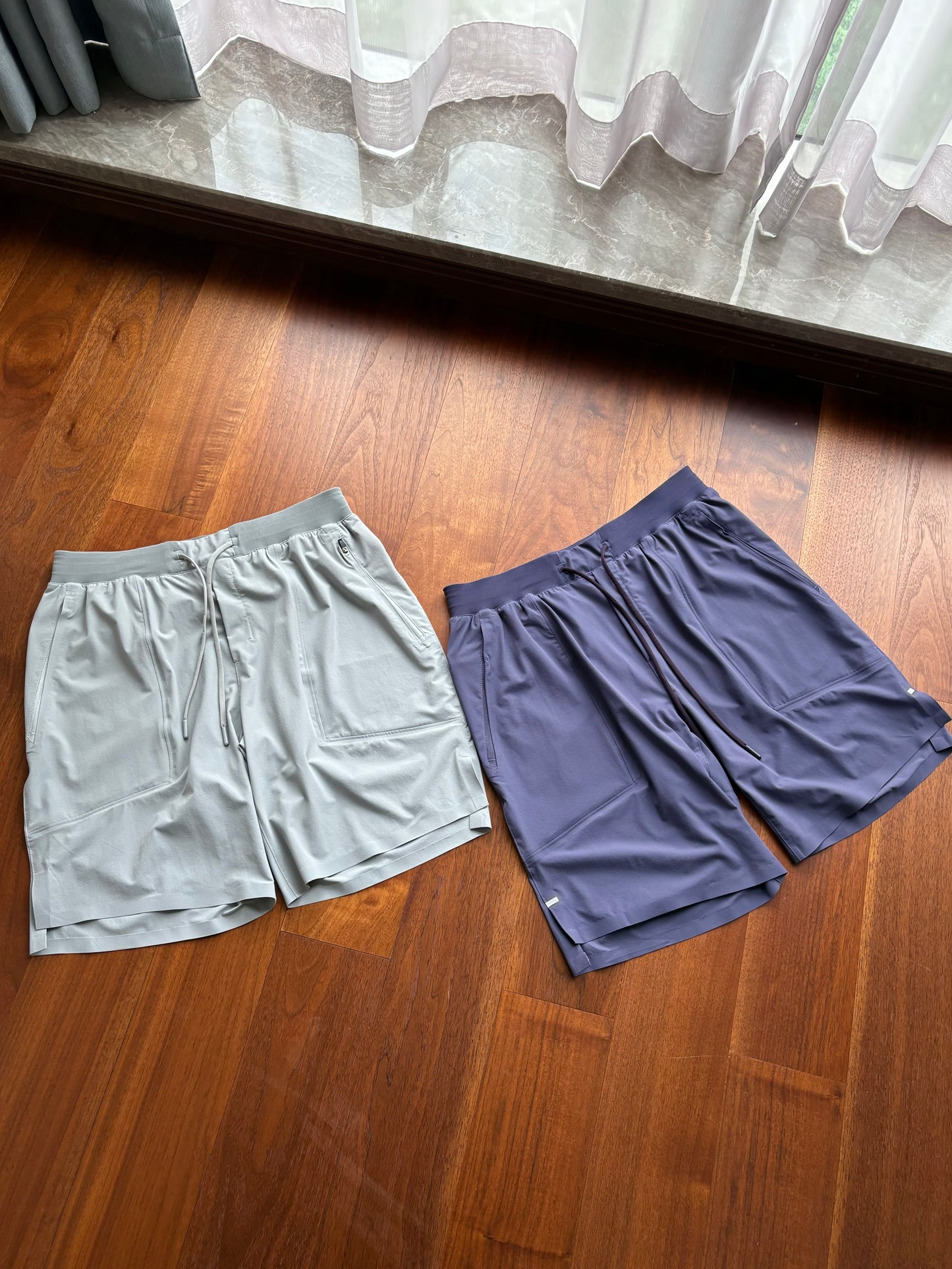 LTT shorts with grey and purple 