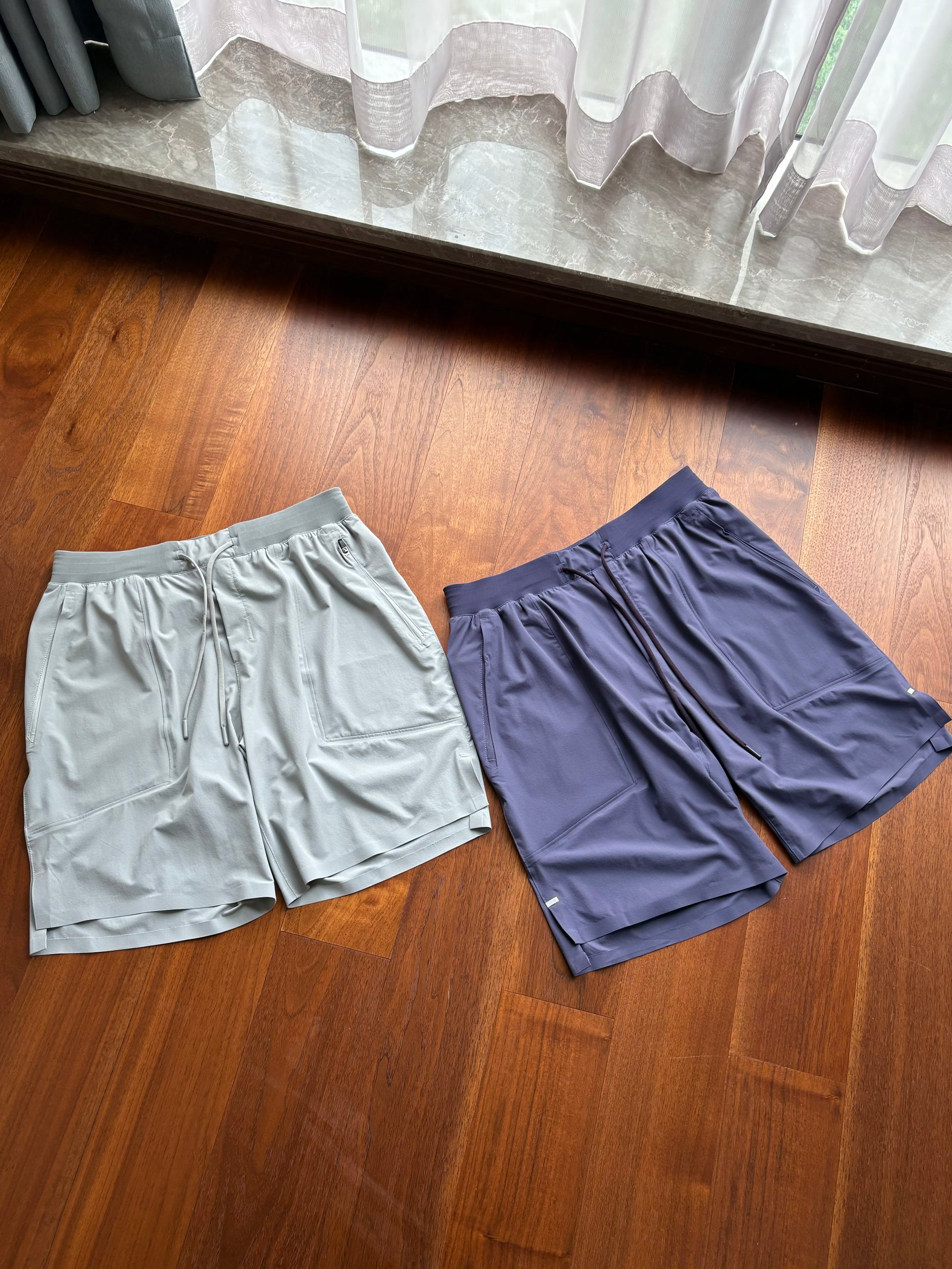 LTT shorts with grey and purple 