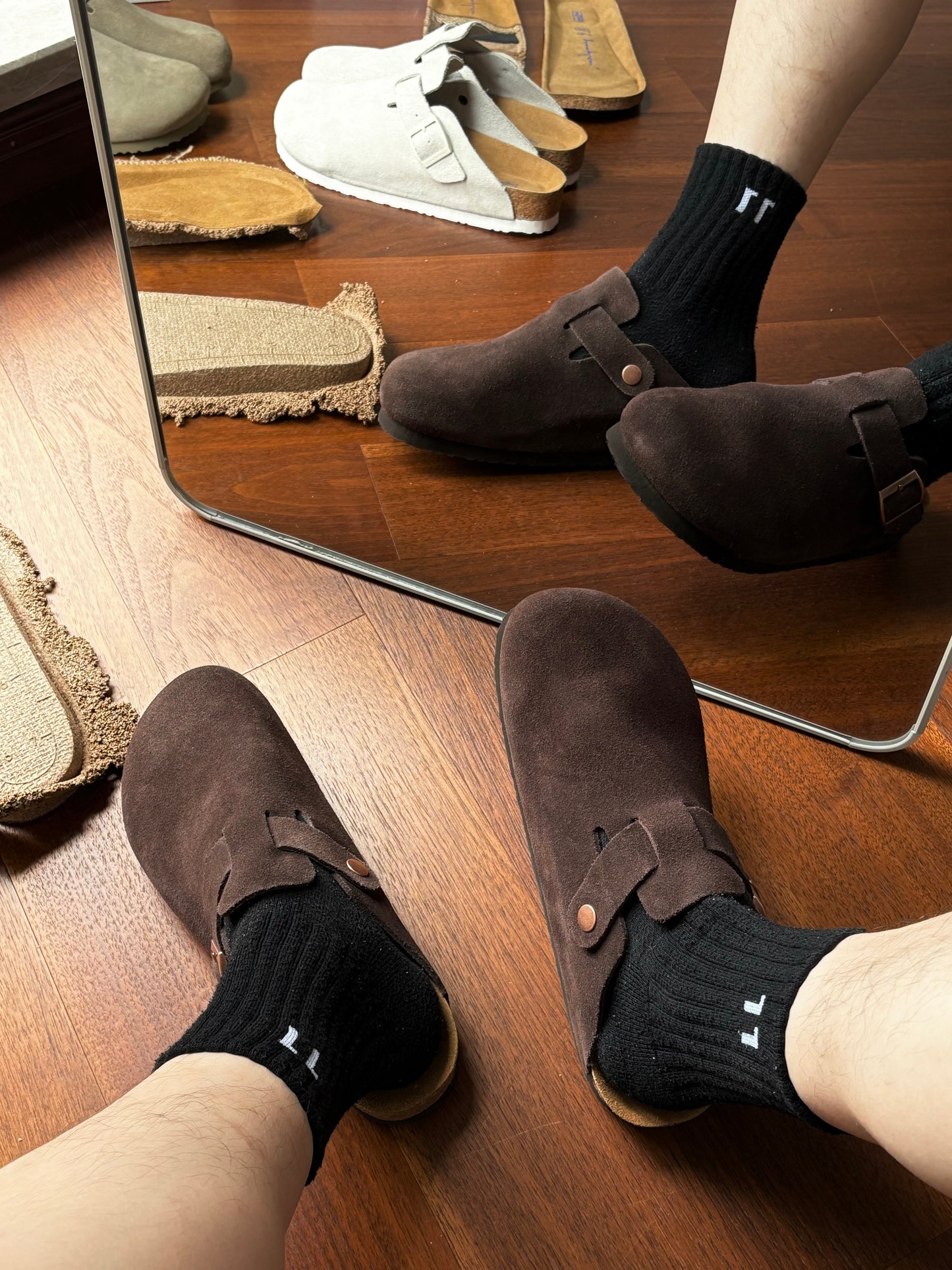 birken shoes with Suede surface is moisture-wicking, offering a comfortable environment for your feet